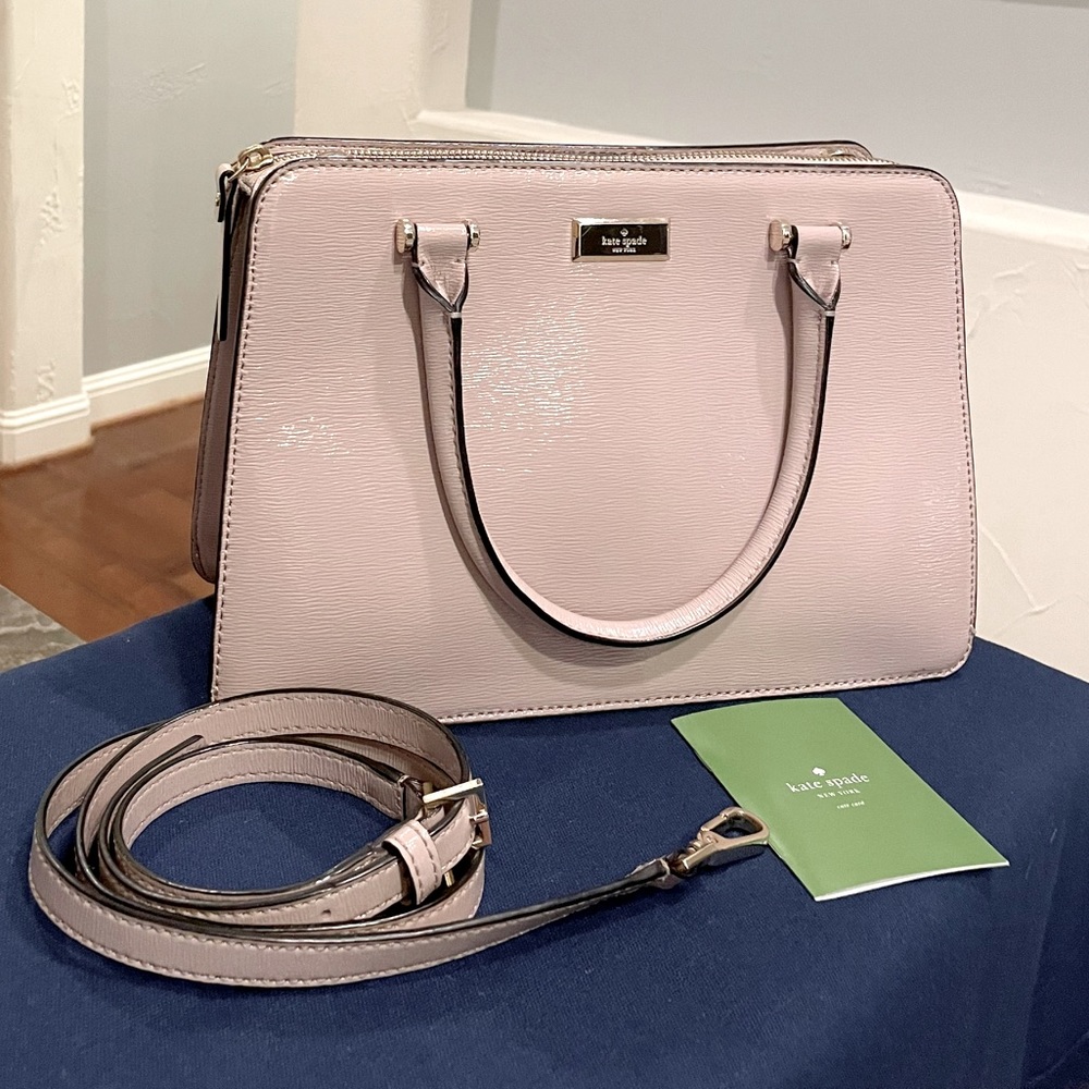 Kate Spade patent leather mulberry street Lise satchel
